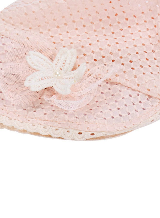 Breathable Cotton Embroidered Cap HL046 Pink