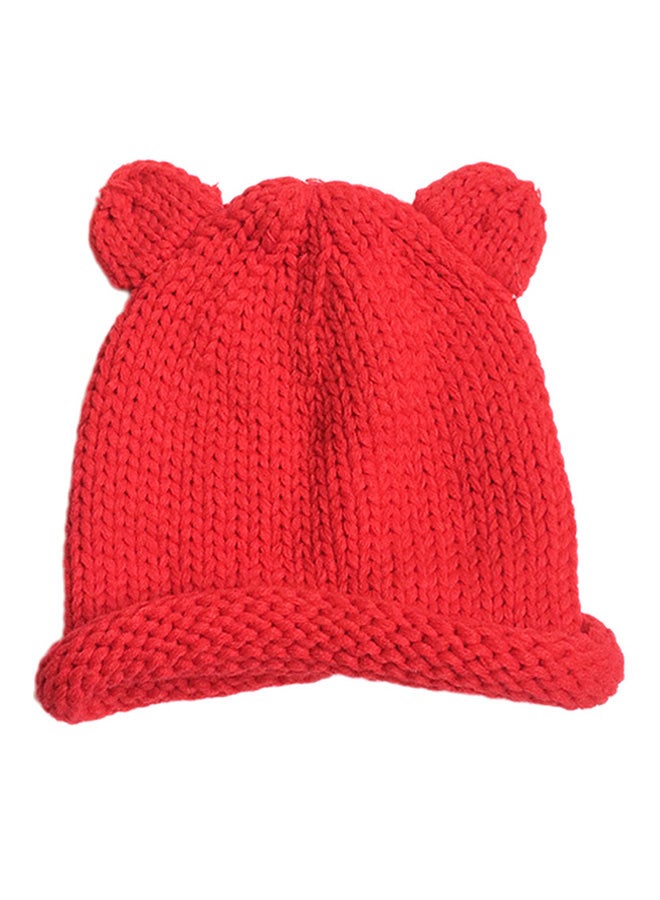 Warm Woolen Cap HL086 Red