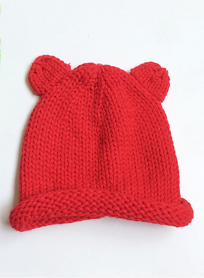 Warm Woolen Cap HL086 Red