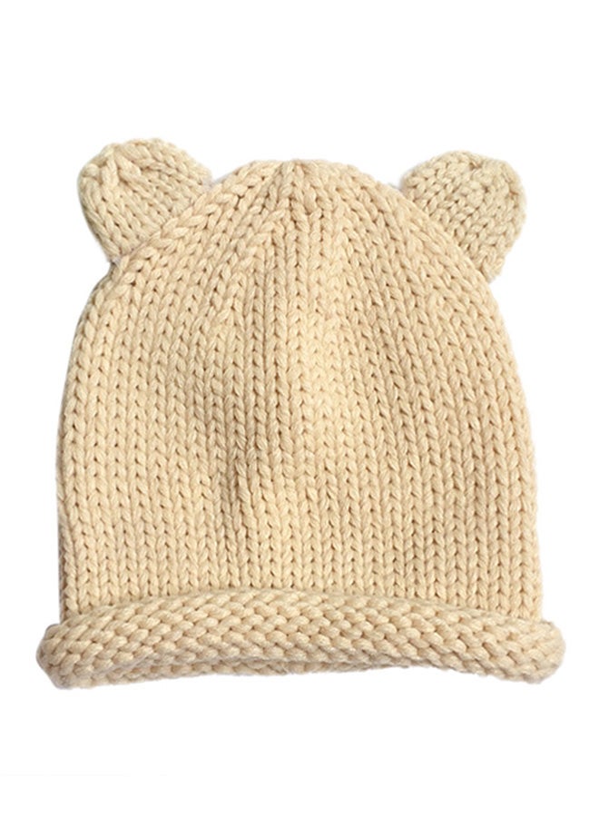 Warm Woolen Cap HL087 Beige