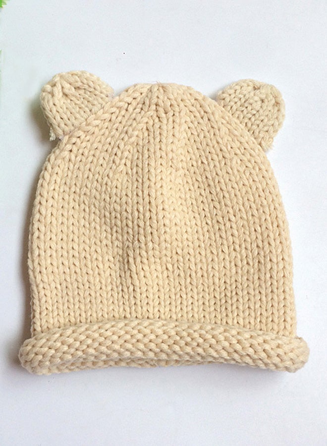 Warm Woolen Cap HL087 Beige