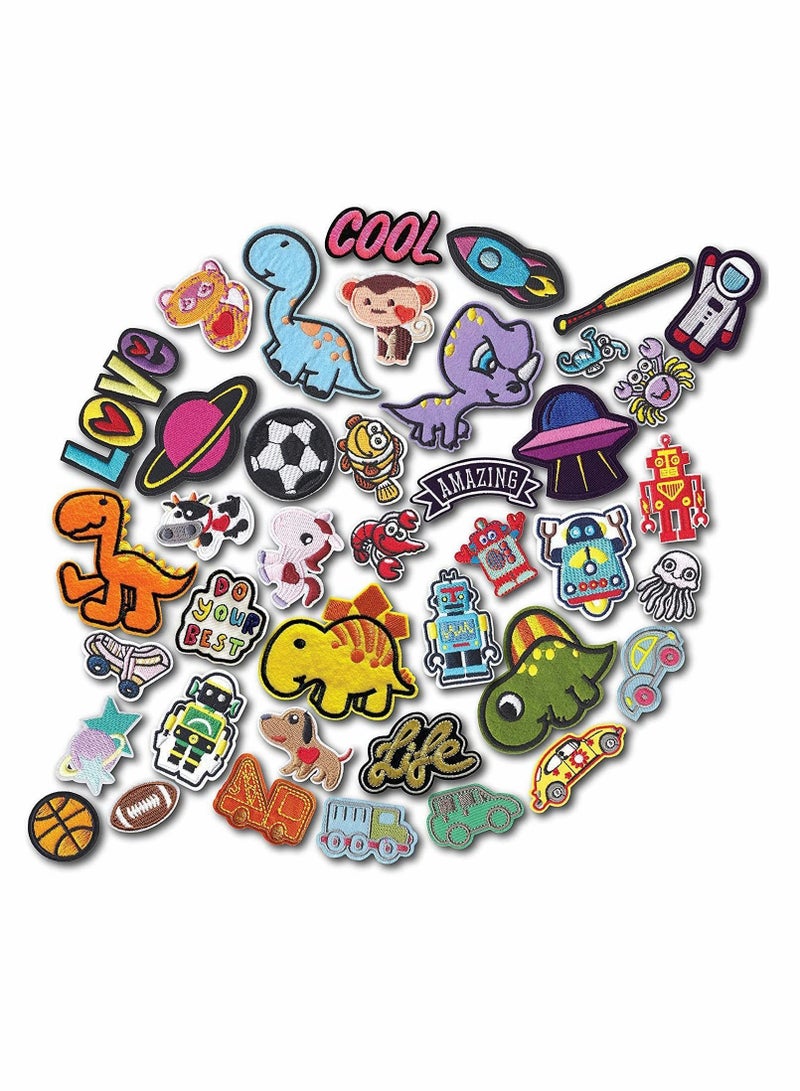 Patches for Clothing, 40 Pcs Cute Sewing On