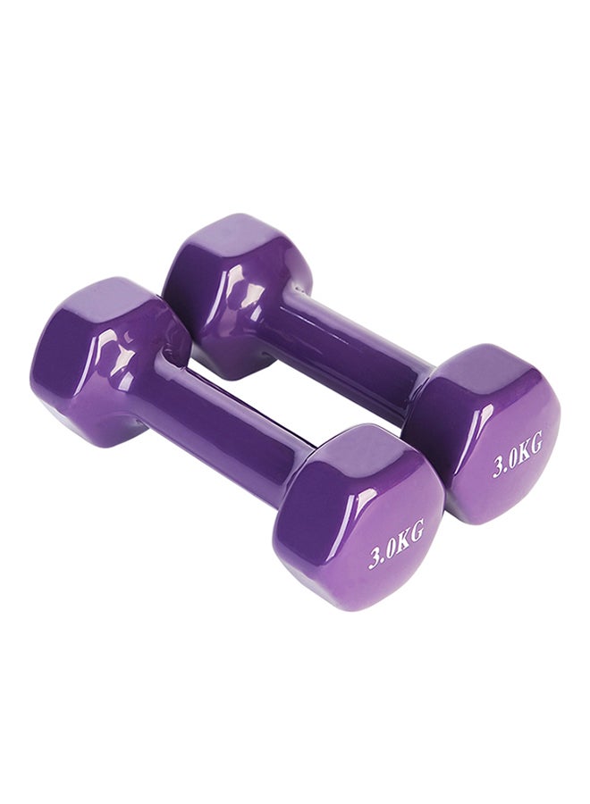 Set Of Dumbbells 2x3 Kg 3kg 3kg