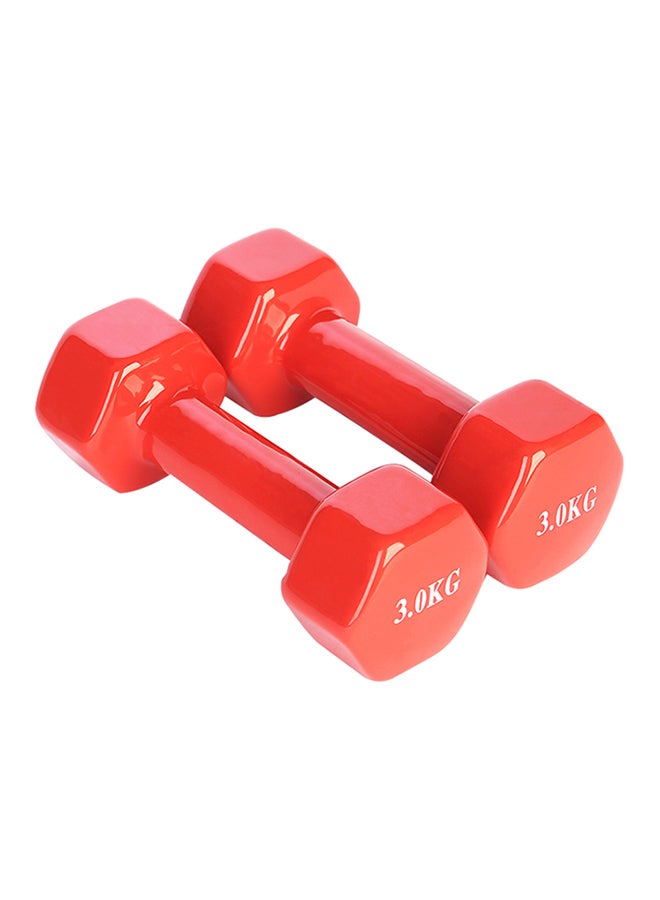 Set Of Dumbbells 2x3 Kg 3kg