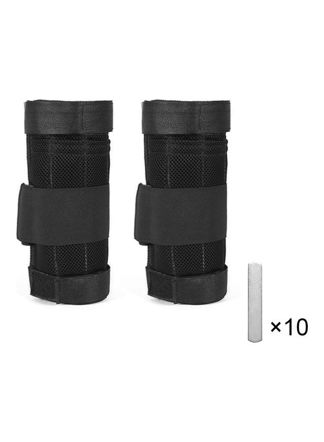 2-Pack Adjustable Ankle Weighted Exercise Leg 35 x 28 x 30cm