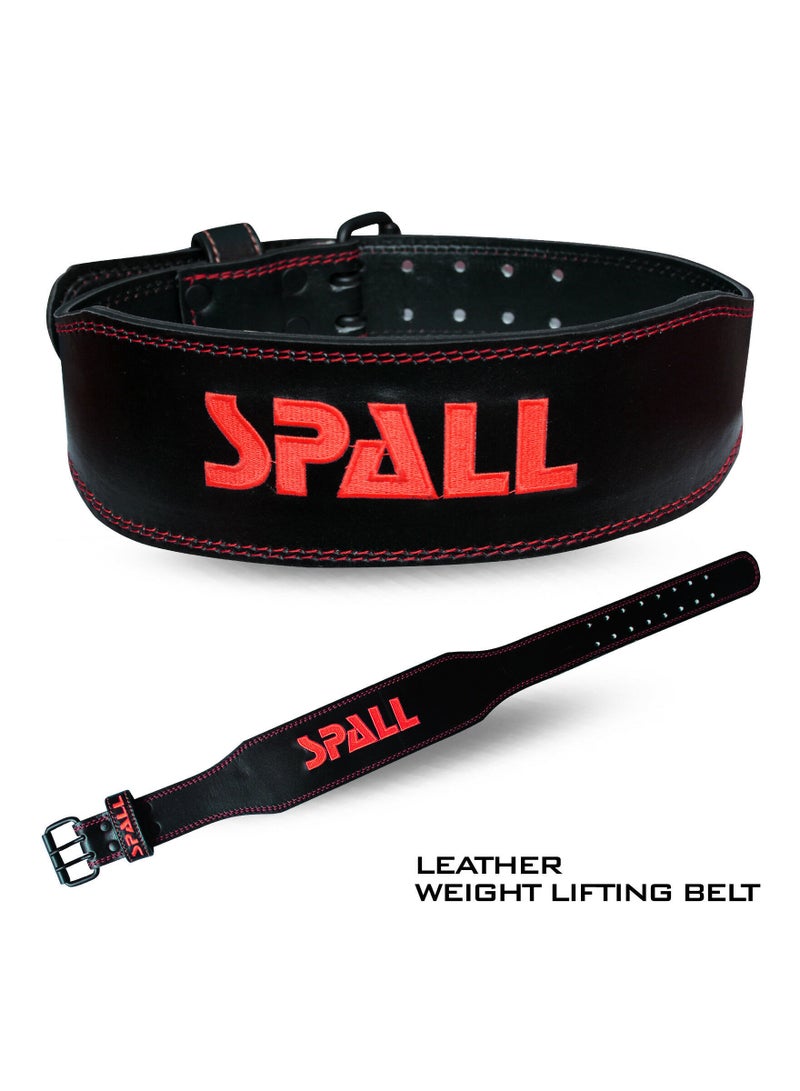 Weight Lifting Leather Belt Adjustable 6 Inch Home Body Waist Strength Training Squat Gym Exercise Workout Fitness Weight Lifting Equipment