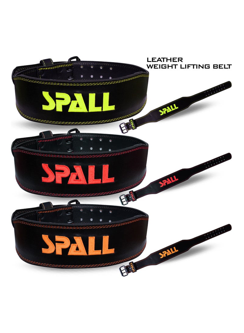 Weight Lifting Leather Belt Adjustable 6 Inch Home Body Waist Strength Training Squat Gym Exercise Workout Fitness Weight Lifting Equipment