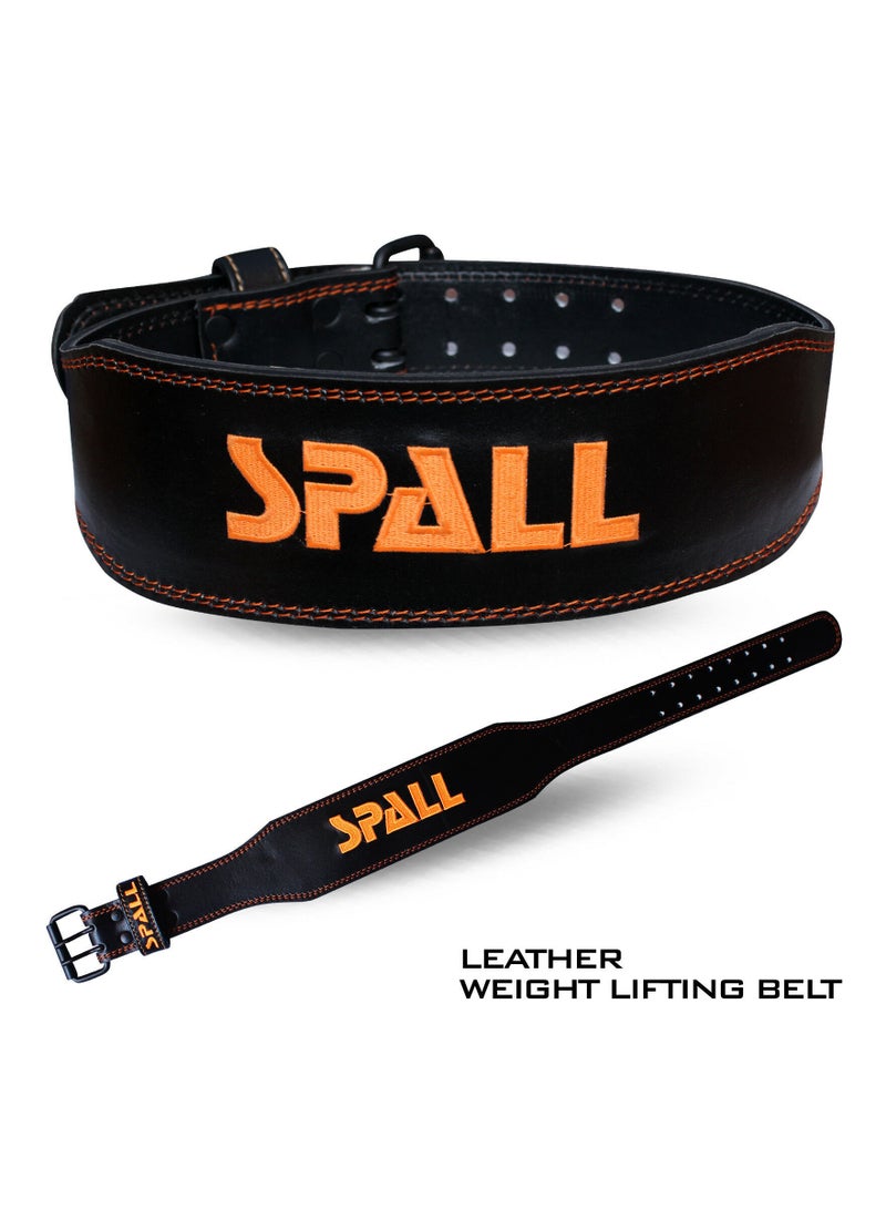 Weight Lifting Leather Belt Adjustable 6 Inch Home Body Waist Strength Training Squat Gym Excercise Workout Fitness Weight Lifting Equipment