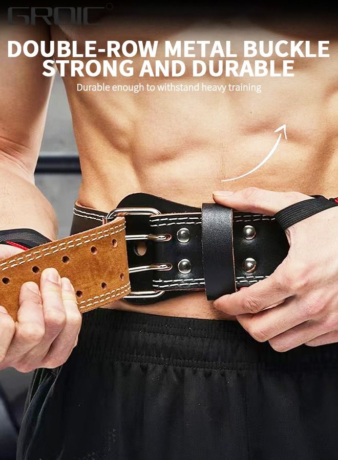 Weight Lifting Belt Strength Weightlifting Belt, Weight Belt for Workout on Fitness Equipment, Weight Lifting Back Support Workout belt for Lifting, Fitness, Cross Training and Powerlifting