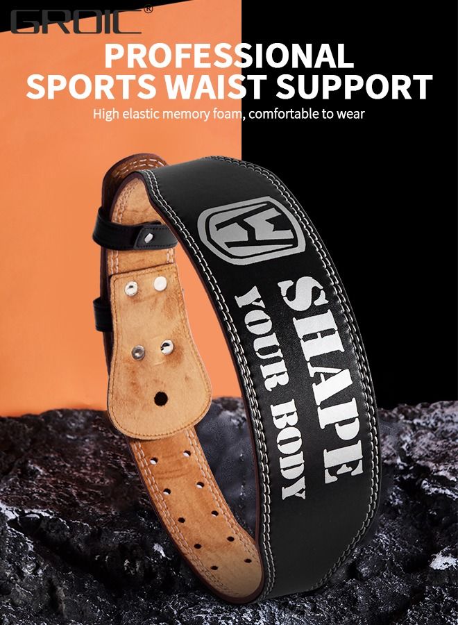 Weight Lifting Belt Strength Weightlifting Belt, Weight Belt for Workout on Fitness Equipment, Weight Lifting Back Support Workout belt for Lifting, Fitness, Cross Training and Powerlifting