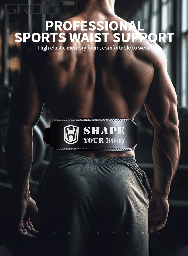 Weight Lifting Belt Strength Weightlifting Belt, Weight Belt for Workout on Fitness Equipment, Weight Lifting Back Support Workout belt for Lifting, Fitness, Cross Training and Powerlifting