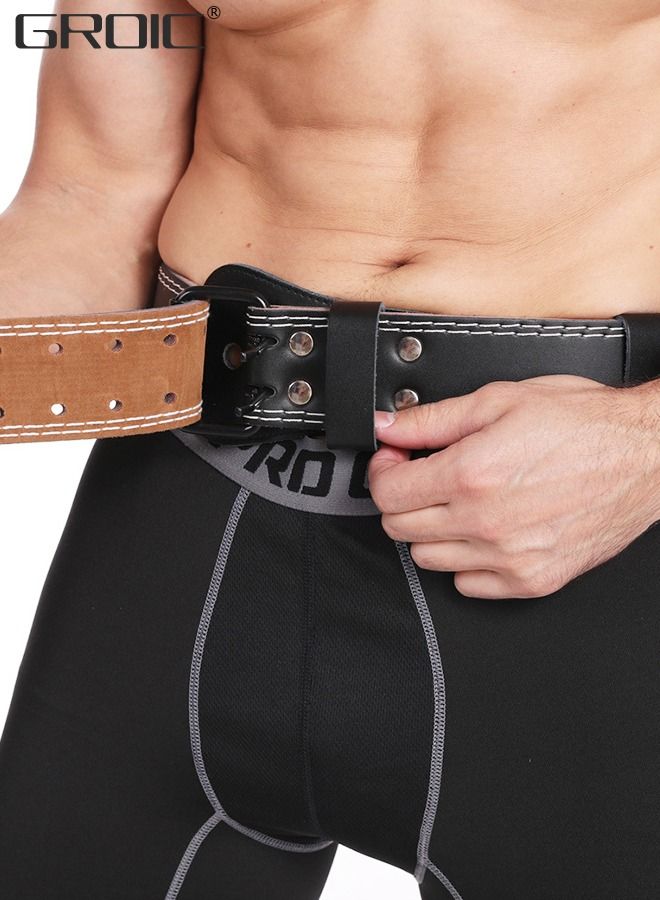 Weight Lifting Belt Strength Weightlifting Belt, Weight Belt for Workout on Fitness Equipment, Weight Lifting Back Support Workout belt for Lifting, Fitness, Cross Training and Powerlifting