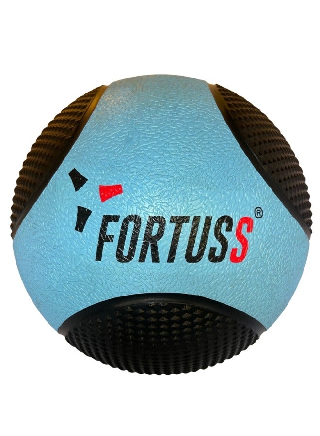 FORTUSS Medicine Ball 8 KG, Comfort Non-Slip Textured Grip for Strength Training