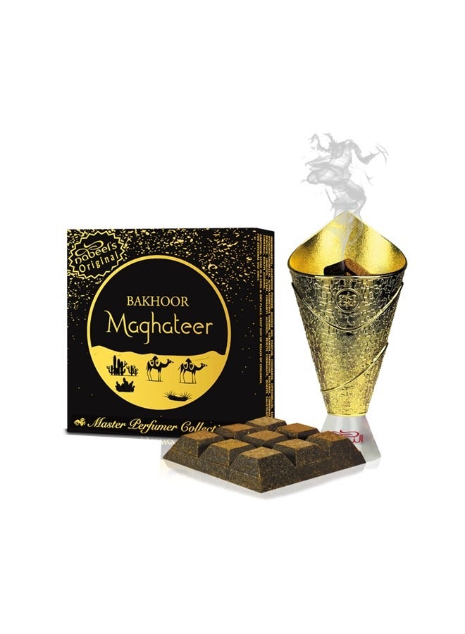 Pack of 4 Nabeel Ultimate Incense Bakhoor Collection Irth, Maghateer, Bashiq, Crown of Emirates