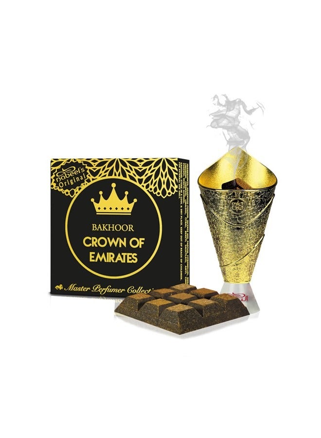 Pack of 4 Nabeel Ultimate Incense Bakhoor Collection Irth, Maghateer, Bashiq, Crown of Emirates