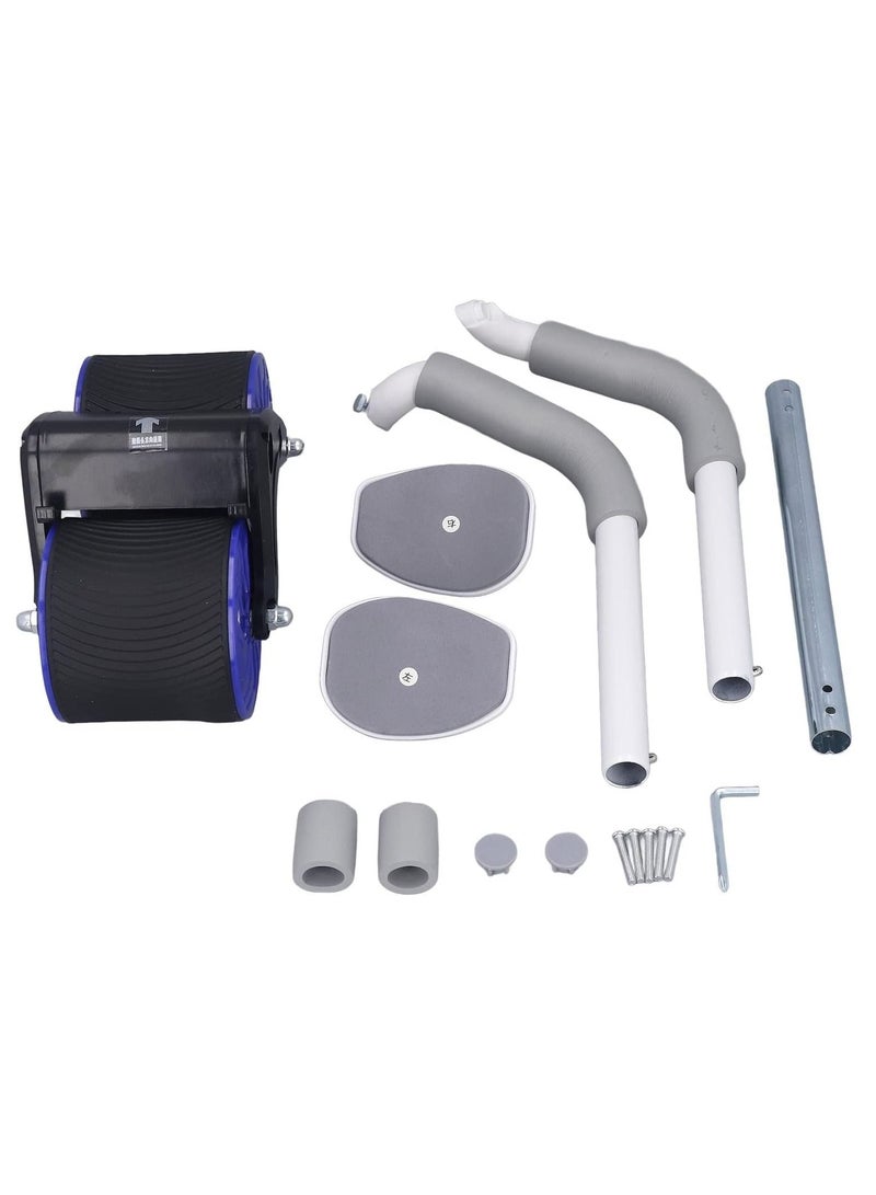 Automatic Rebound Abdominal Roller Tool with Elbow Support and Digital Meter Core Strength Training