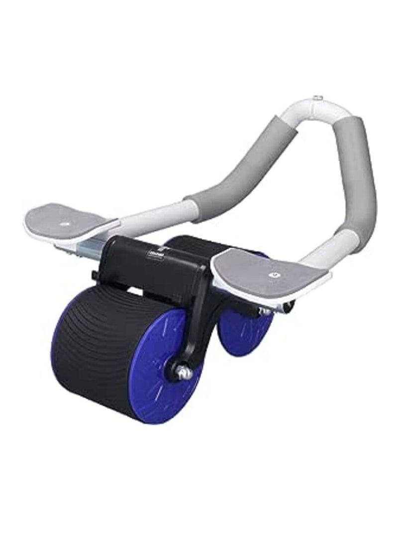 Automatic Rebound Abdominal Roller Tool with Elbow Support