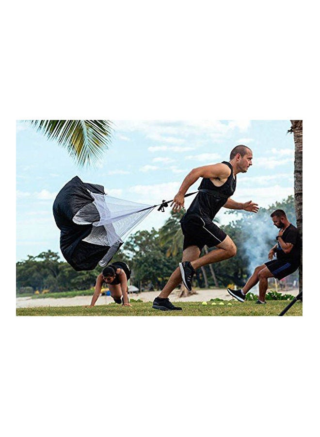 Speed Training Chute Power Adjustable Drag Resistant Parachute For Running Sprint Umbrella With Carry Bag