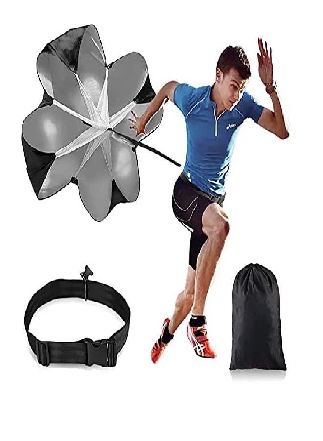 Running Speed Training Resistance Parachute for Acceleration Training Speed Chute for Kids Youth and Adults -56inch