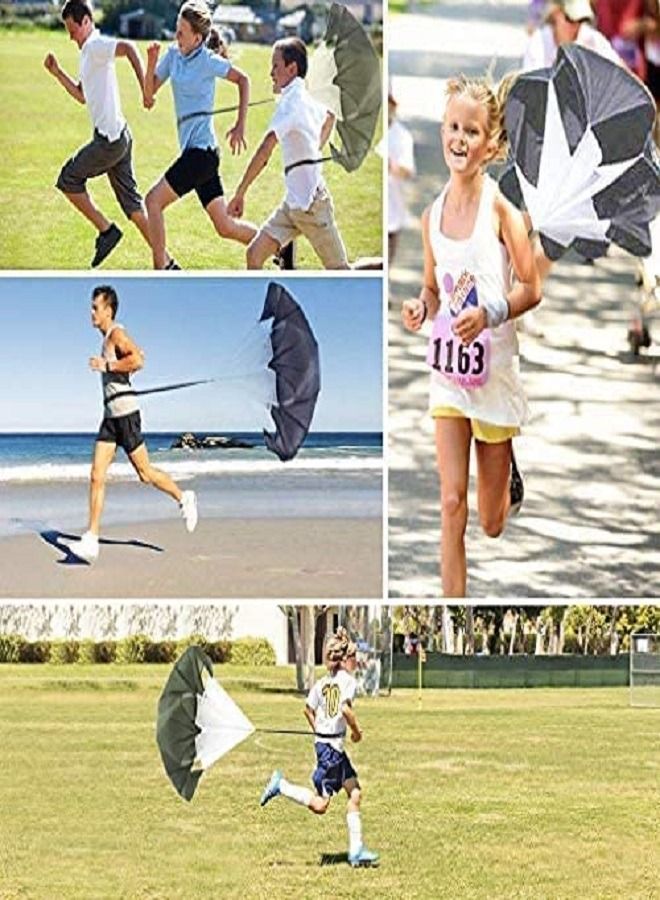 Running Speed Training Resistance Parachute for Acceleration Training Speed Chute for Kids Youth and Adults -56inch