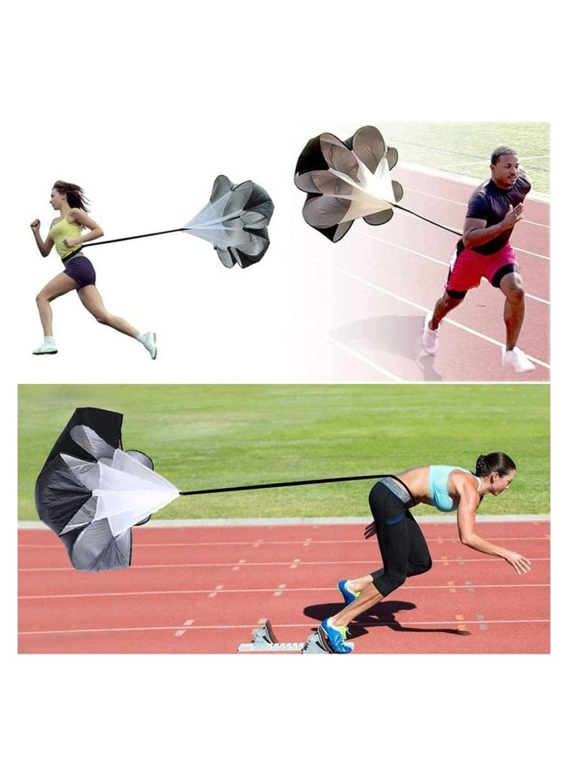 Running Speed Training Resistance Parachute for Acceleration Training Speed Chute for Kids Youth and Adults -56inch