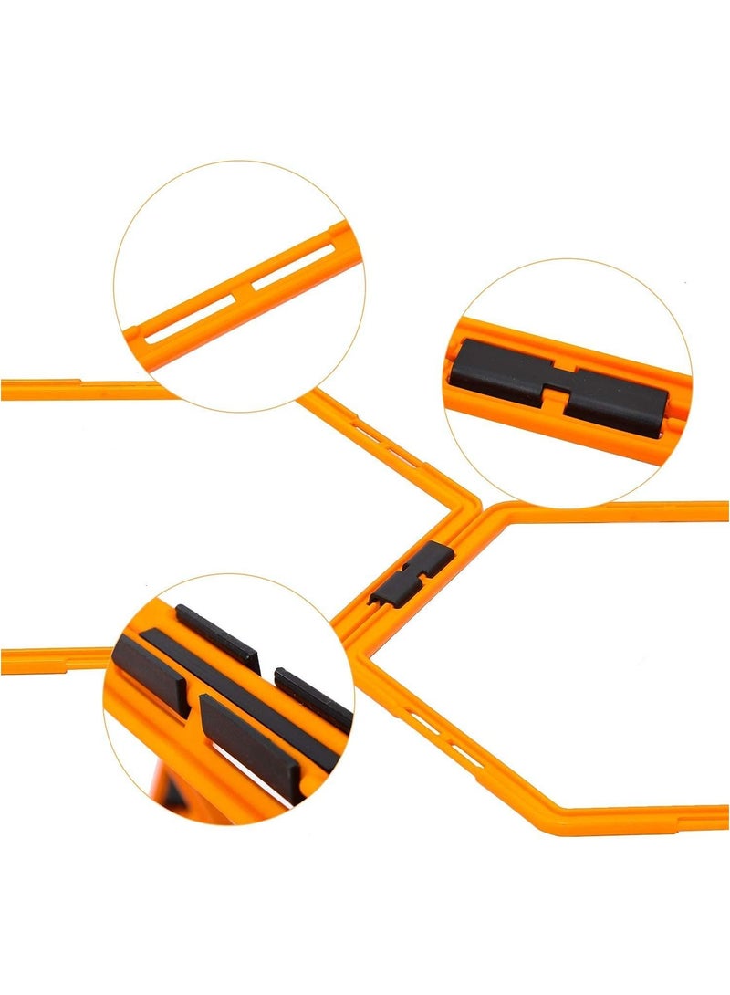 Hexagonal Speed agility Ladder 6 Rings Set