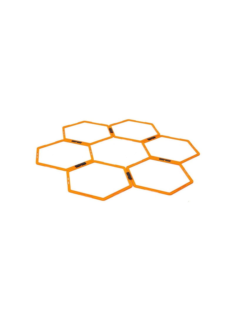 Hexagonal Speed agility Ladder 6 Rings Set