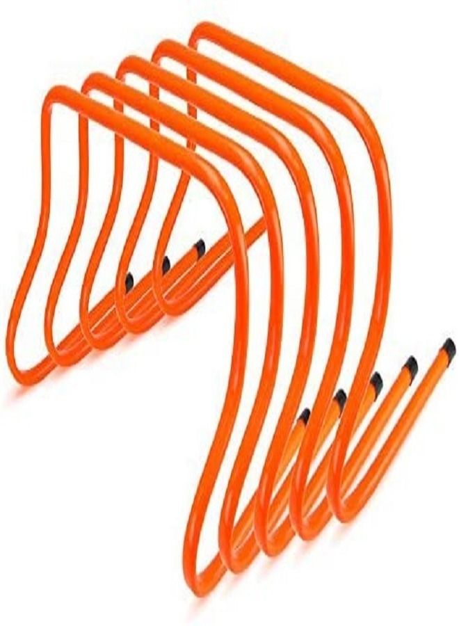 Agility Training Hurdles Pack of five Visibility Speed Endurance for Track & Field Fences for Sports Coaching Indoor/Outdoor Practice Equipment-40cm