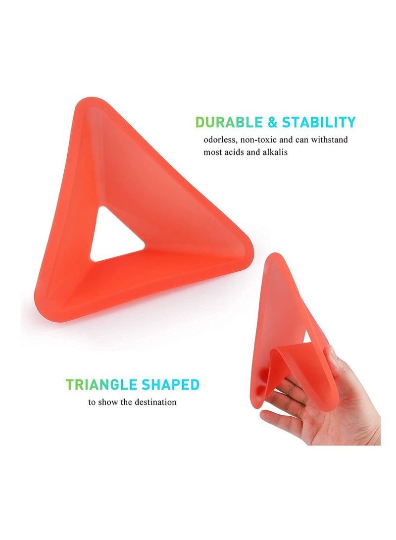 Soccer Disc Cones, 25 Packs Agility Training Cones Multicolor Flexible Durable, Training Equipment for Football, Basketball, Agility, Field Marker, Spot Marker