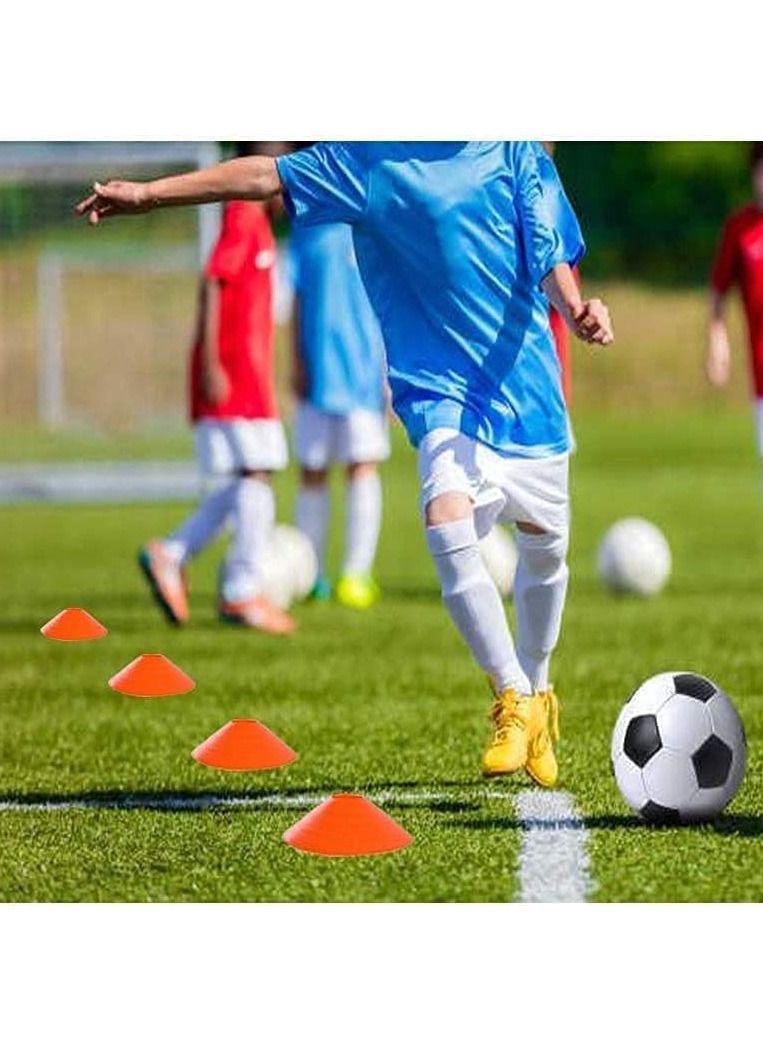 Agility Training Sports Cones, Soccer Cones with Holder for Soccer Training-100Pcs