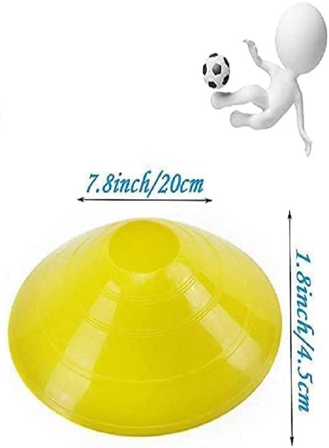 Agility Training Sports Cones, Soccer Cones with Holder for Soccer Training-100Pcs