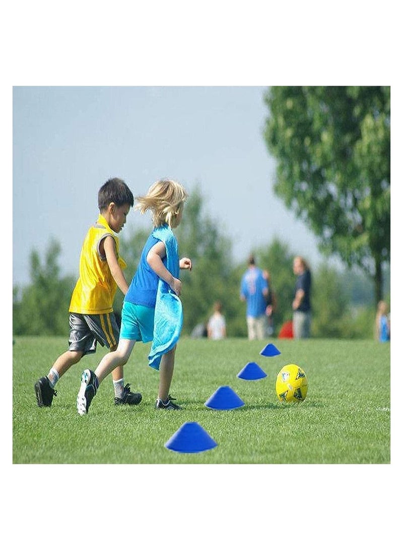 Agility Training Sports Cones, Soccer Cones with Holder for Soccer Training-100Pcs
