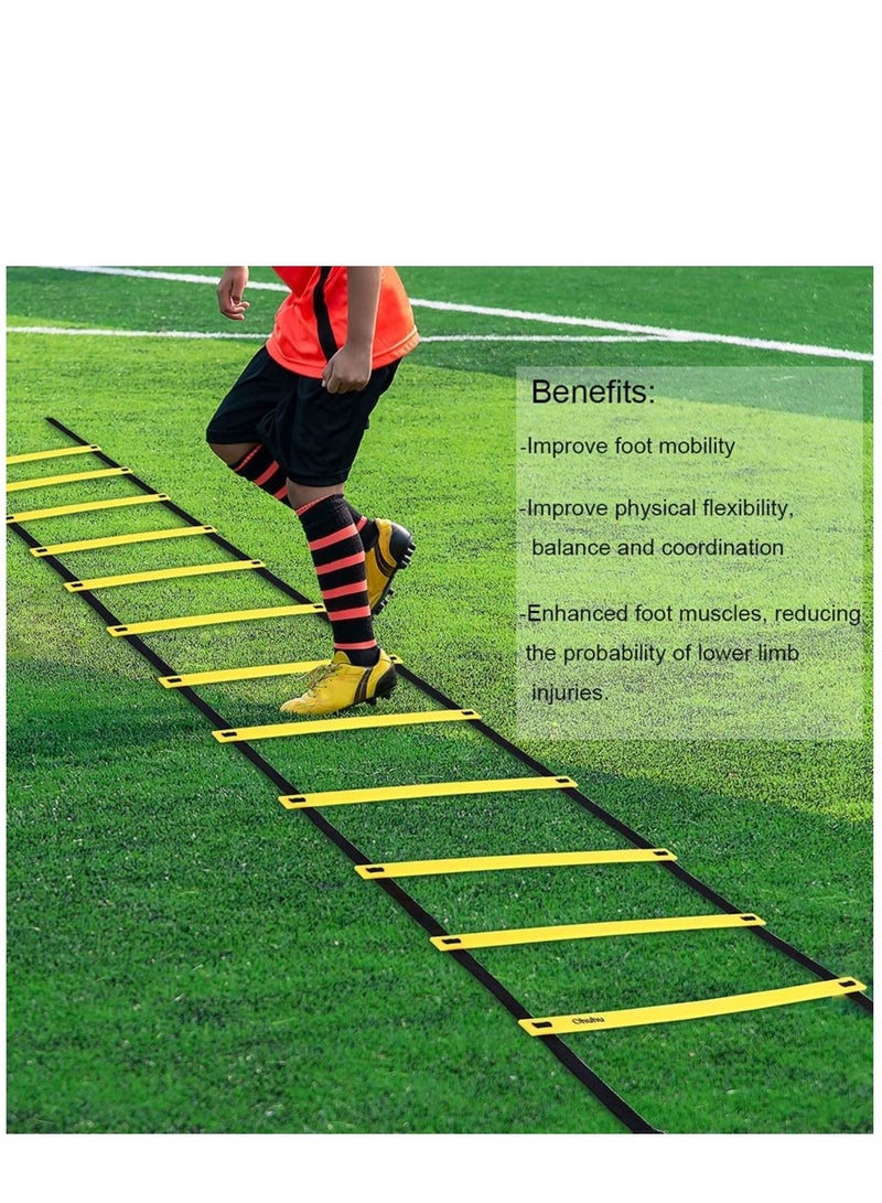 Speed Agility Ladder Track and Field Equipment for Sports Training and Soccer Football Tennis Baseball Drills