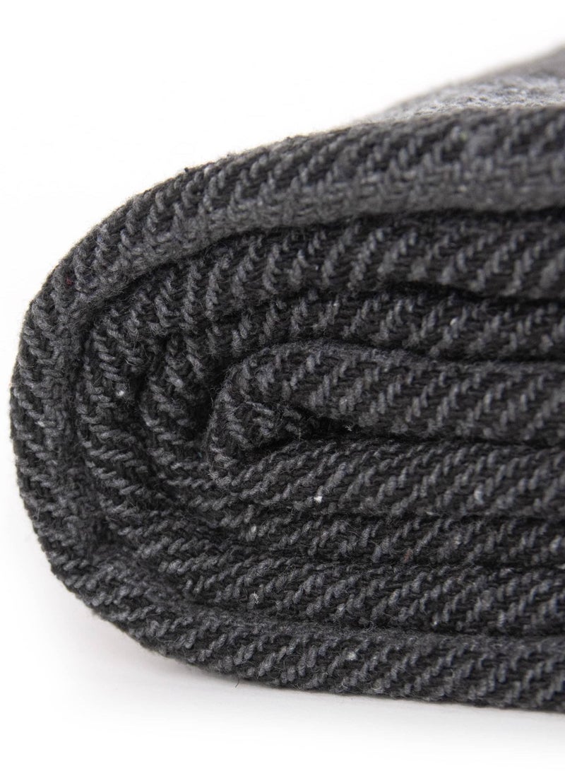 Tiguar Yoga Blanket - Trimming Finish (Grey)