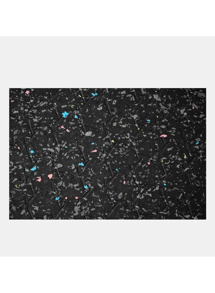 Move Yoga Mat (4mm) - Black Galaxy Paint Works Design, Lightweight, Maximum Grip, Anti-Odour Technology