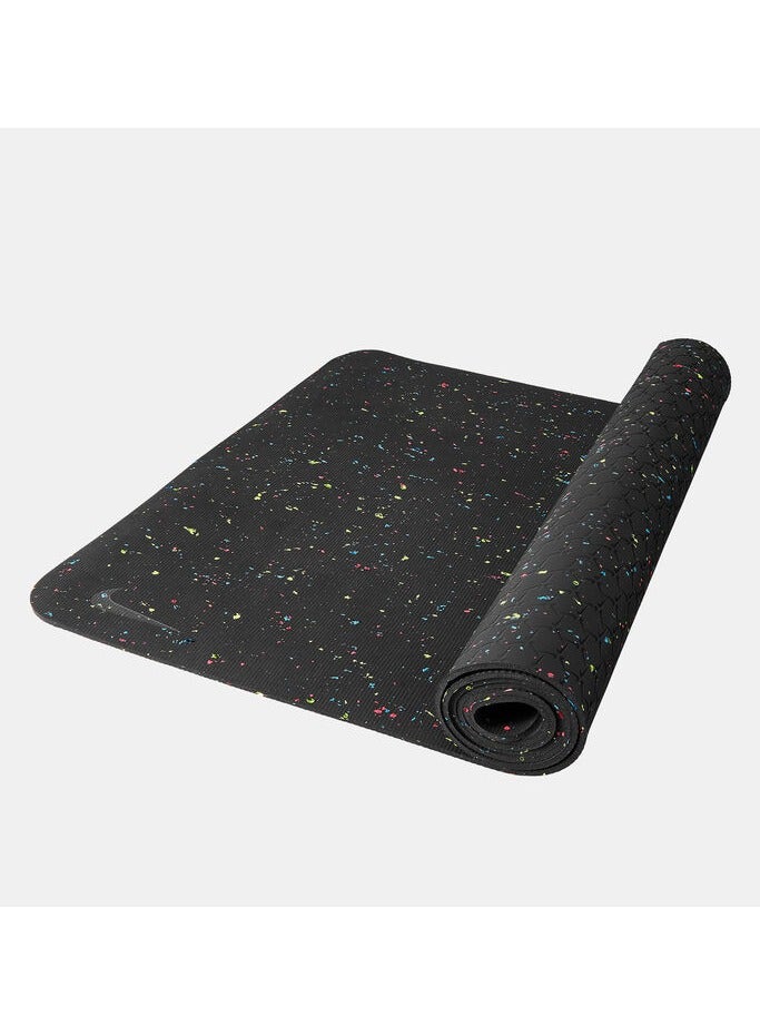 Move Yoga Mat (4mm) - Black Galaxy Paint Works Design, Lightweight, Maximum Grip, Anti-Odour Technology