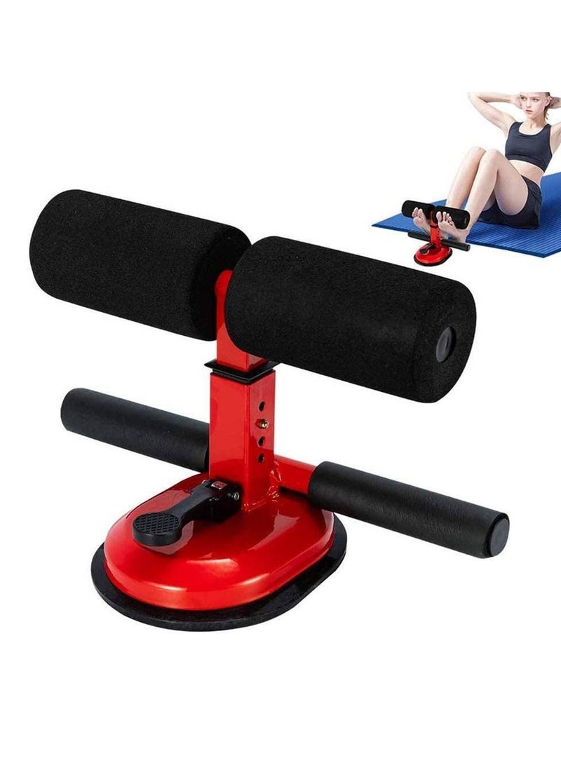 Portable Sit Up Bar for Floor Self-Suction Sit Up Assistant Device with Suction Cups & Height adjustment