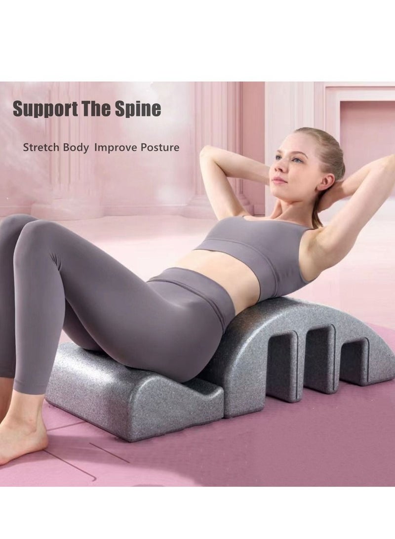 Pilates Yoga Wedge Massage Correction Yoga Foam Kyphosis Correction Detachable Large Spine Yoga Equipment