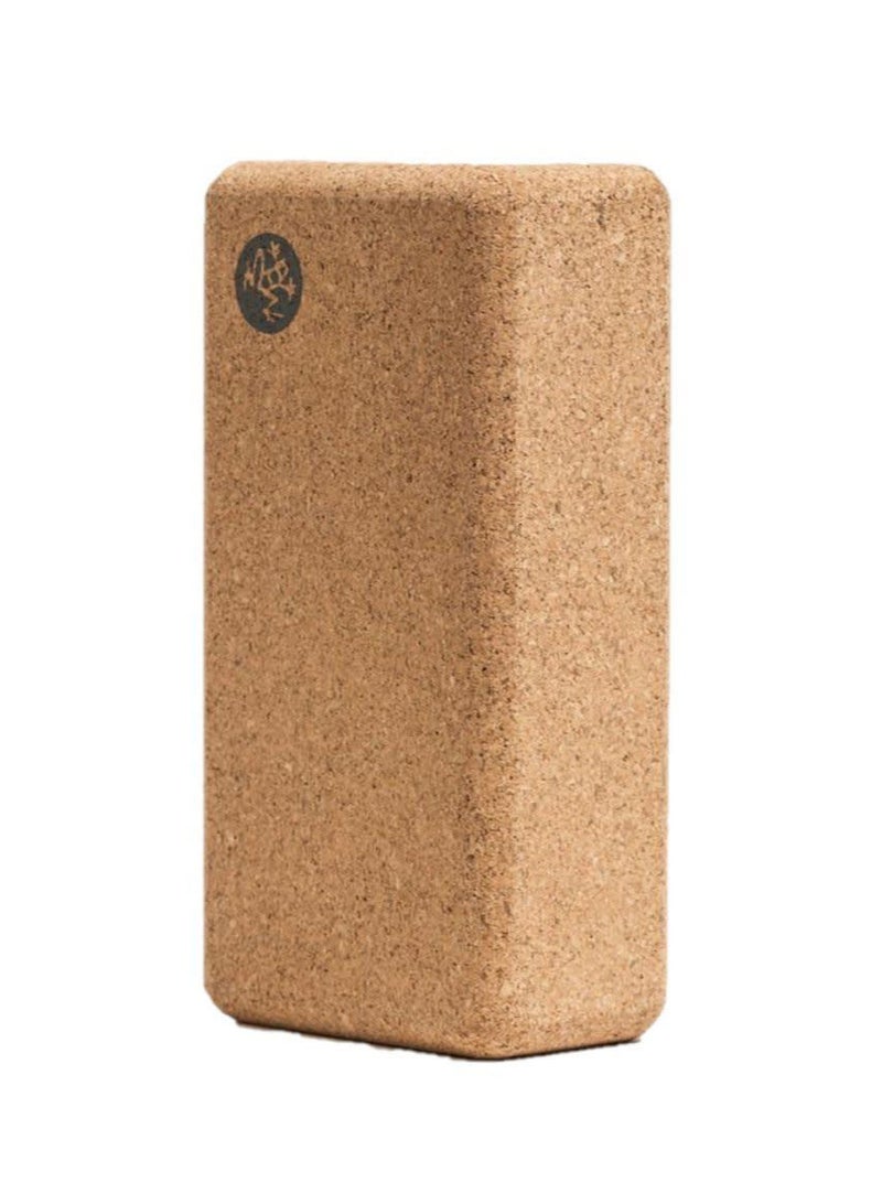 MANDUKA CORK BLOCK LEAN NATURAL 3 INCH