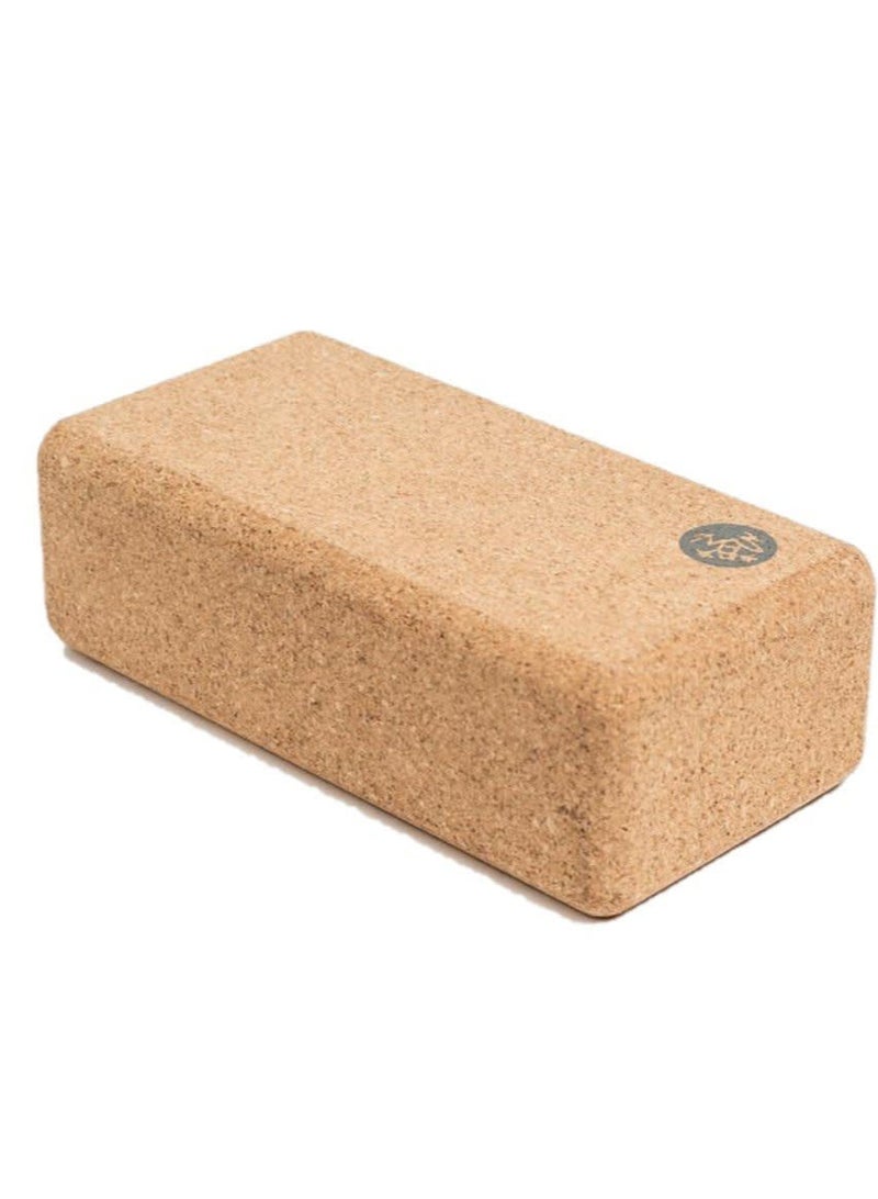 MANDUKA CORK BLOCK LEAN NATURAL 3 INCH