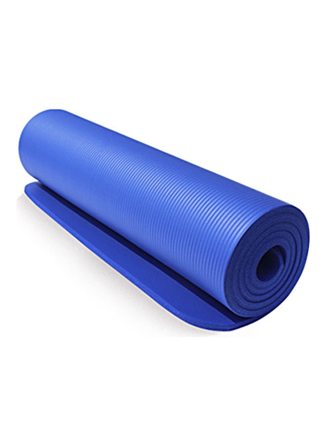 Thickened Yoga Mat Multi-functional Non-slip Yoga Mats 1830mm*610mm*10mm Blue 60x15x15cm