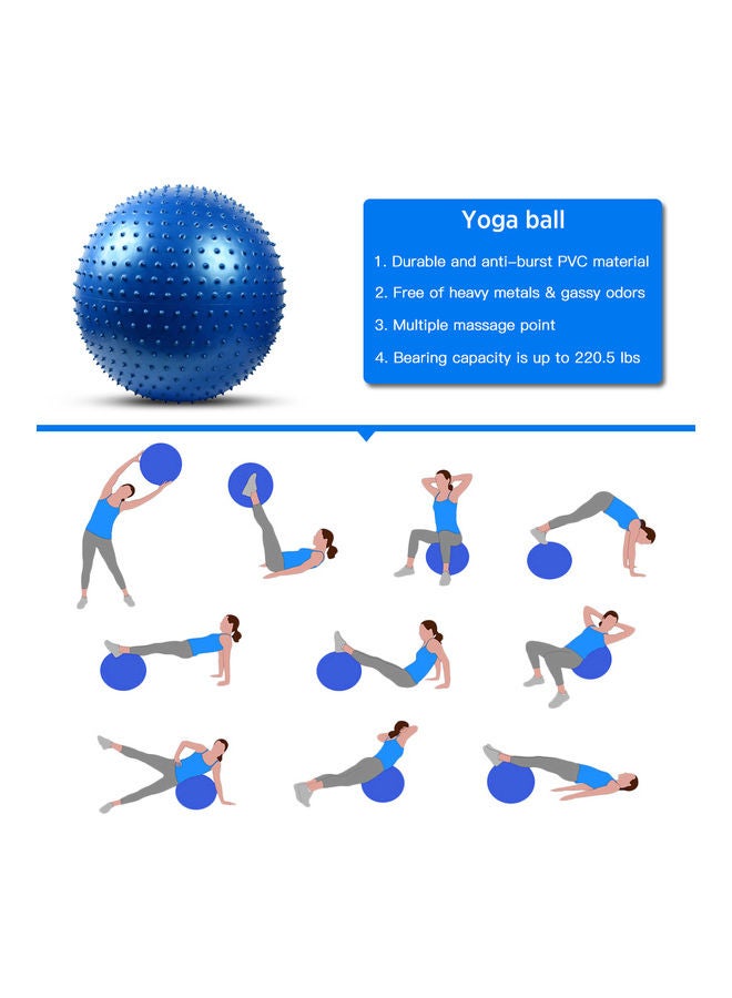 Yoga Ball With Pump Set 75cm