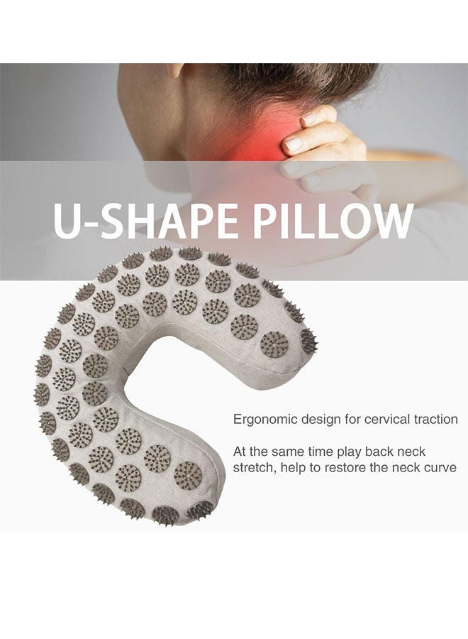 U-Shape Acupressure Pillow Massage Pillow