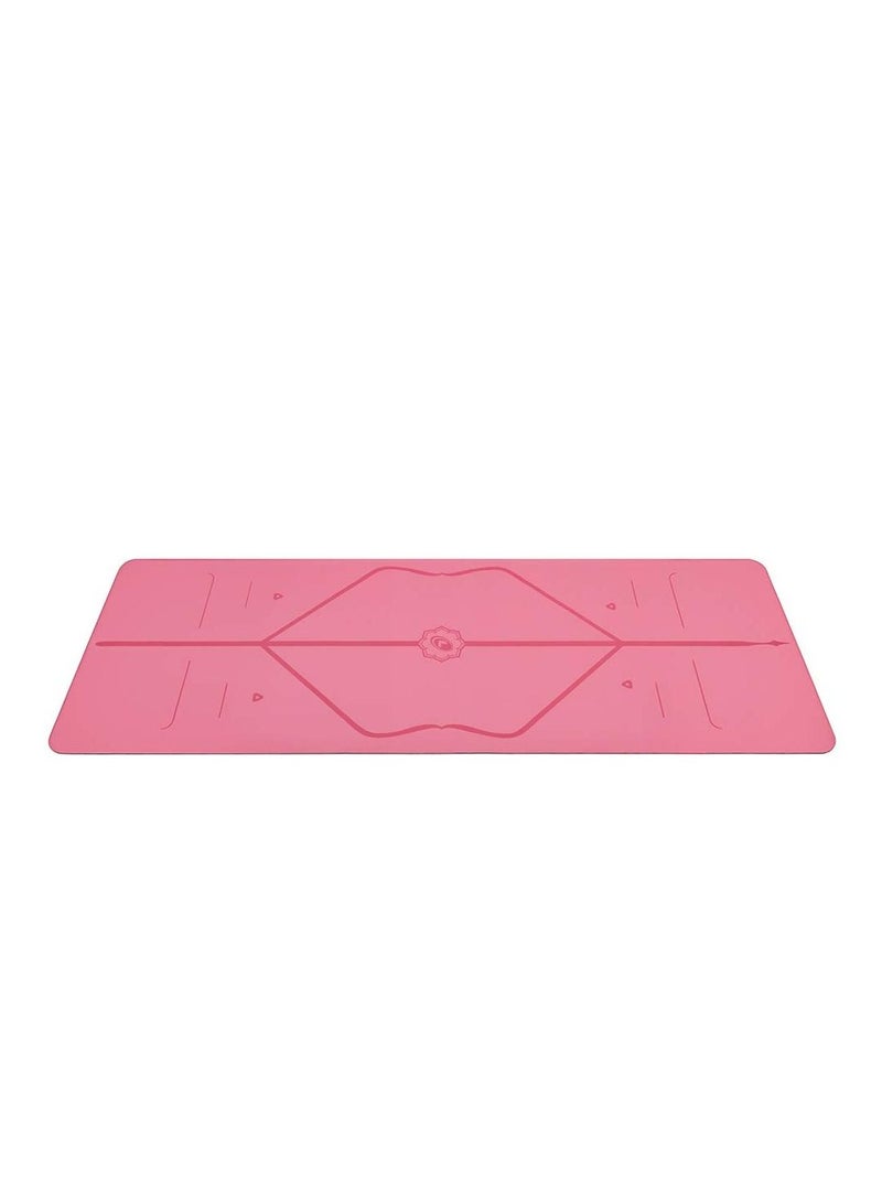 The World's Best Eco Friendly Non Slip Yoga Mat With The ORIGINAL Unique Alignment Marker System Biodegradable Mat Made With Natural Rubber  A Warrior Like Grip 183*68*0.5cm