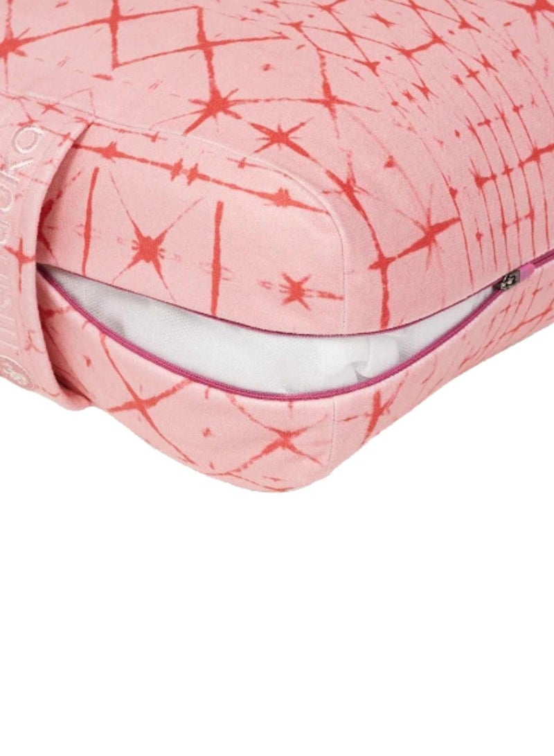 Enlight Rectangular Bolster Star Dye Coral Standard