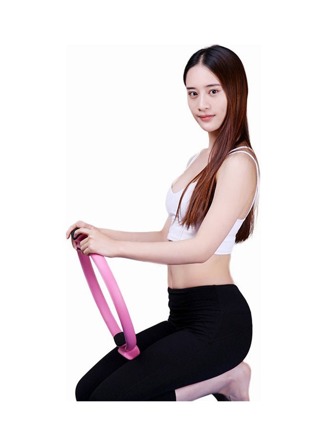 Fitness Ring Workout Yoga Ring Circle Pilates for Woman Fitness Circle Thigh Exercise Pilates Circle Ring Fitness Equipment for Home or Studio Grey 0.3kg