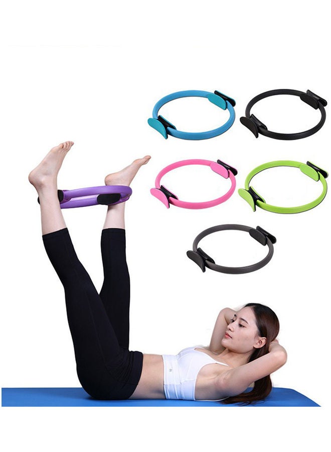 Fitness Ring Workout Yoga Ring Circle Pilates for Woman Fitness Circle Thigh Exercise Pilates Circle Ring Fitness Equipment for Home or Studio Grey 0.3kg