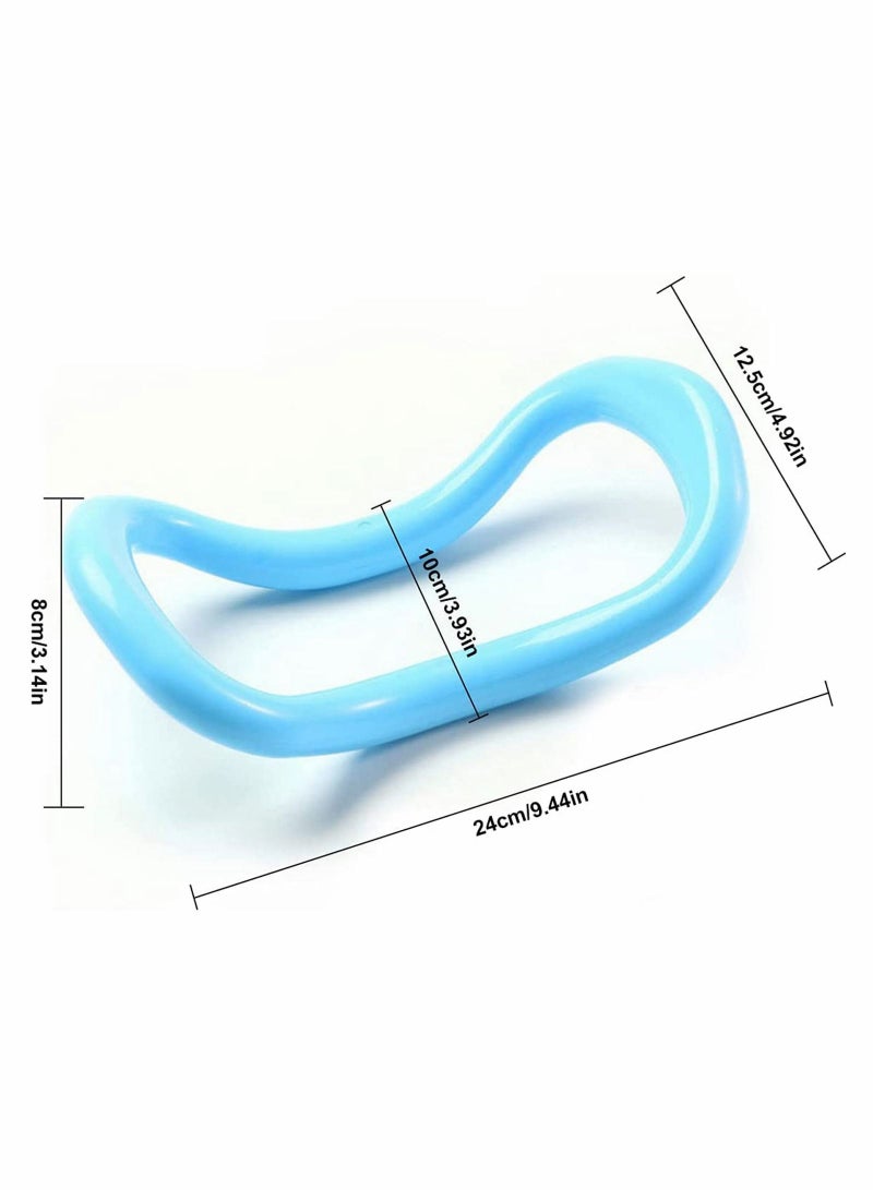 Yoga Ring Pilates Training 3 Pieces Stretch for Relax Back and Leg Home Workouts Gym Stretches Strengthen Chest Thighs Arms Core