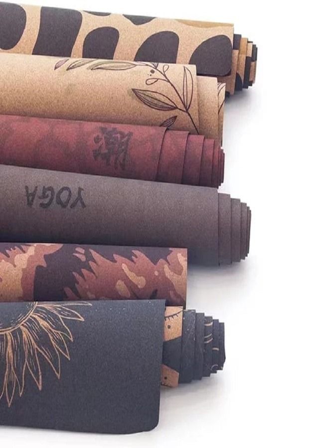 Premium Multicolored Zodiac Pattern Yoga Mat Made Of Anti Slip-Natural Rubber