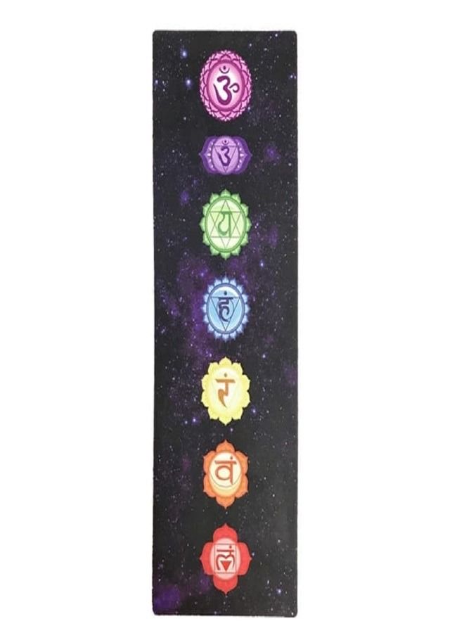 Premium Multicolored Zodiac Pattern Yoga Mat Made Of Anti Slip-Natural Rubber